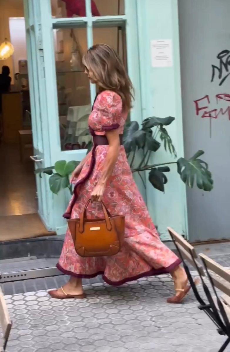 Elise Soft Pink Maxi Dress.
