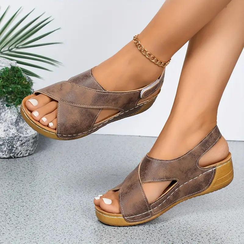 The Vibrant Wedge Sandal