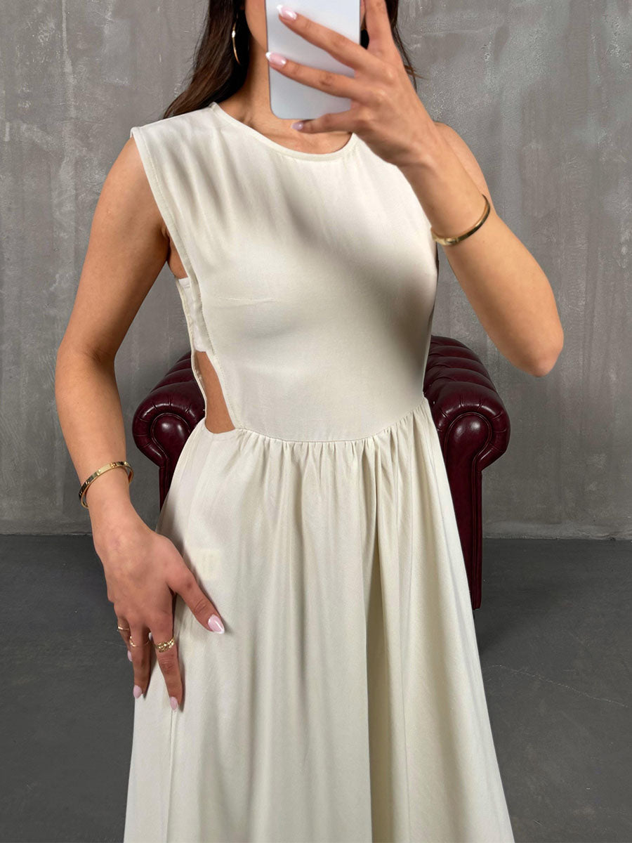 Delina Cut-Out Maxi Dress