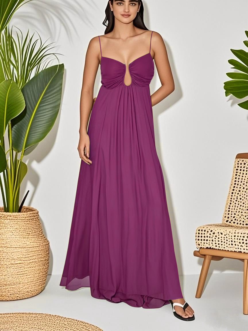 Eden Breeze Elegant Strap Maxi Dress