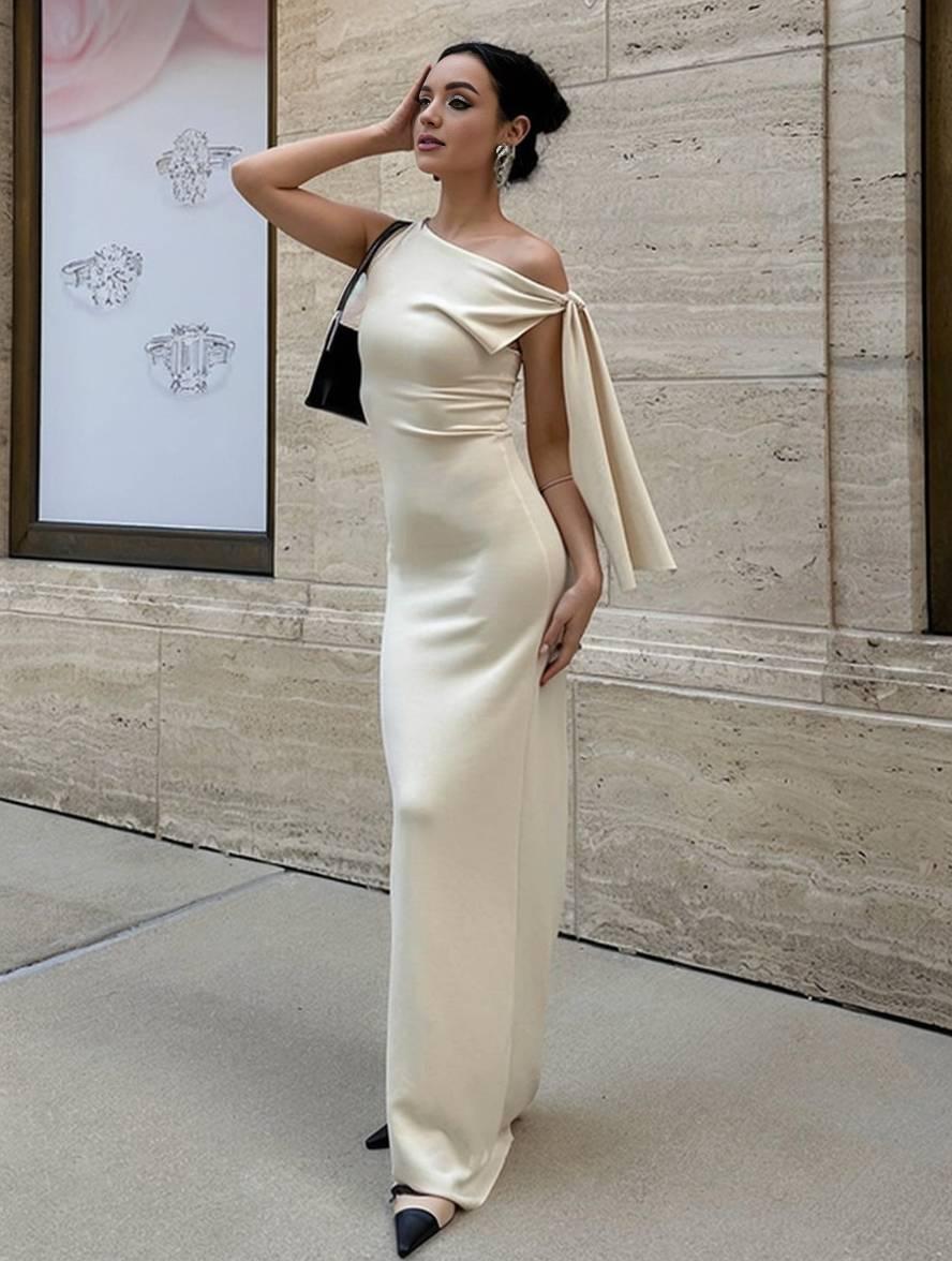 The Soirée One-Shoulder Gown