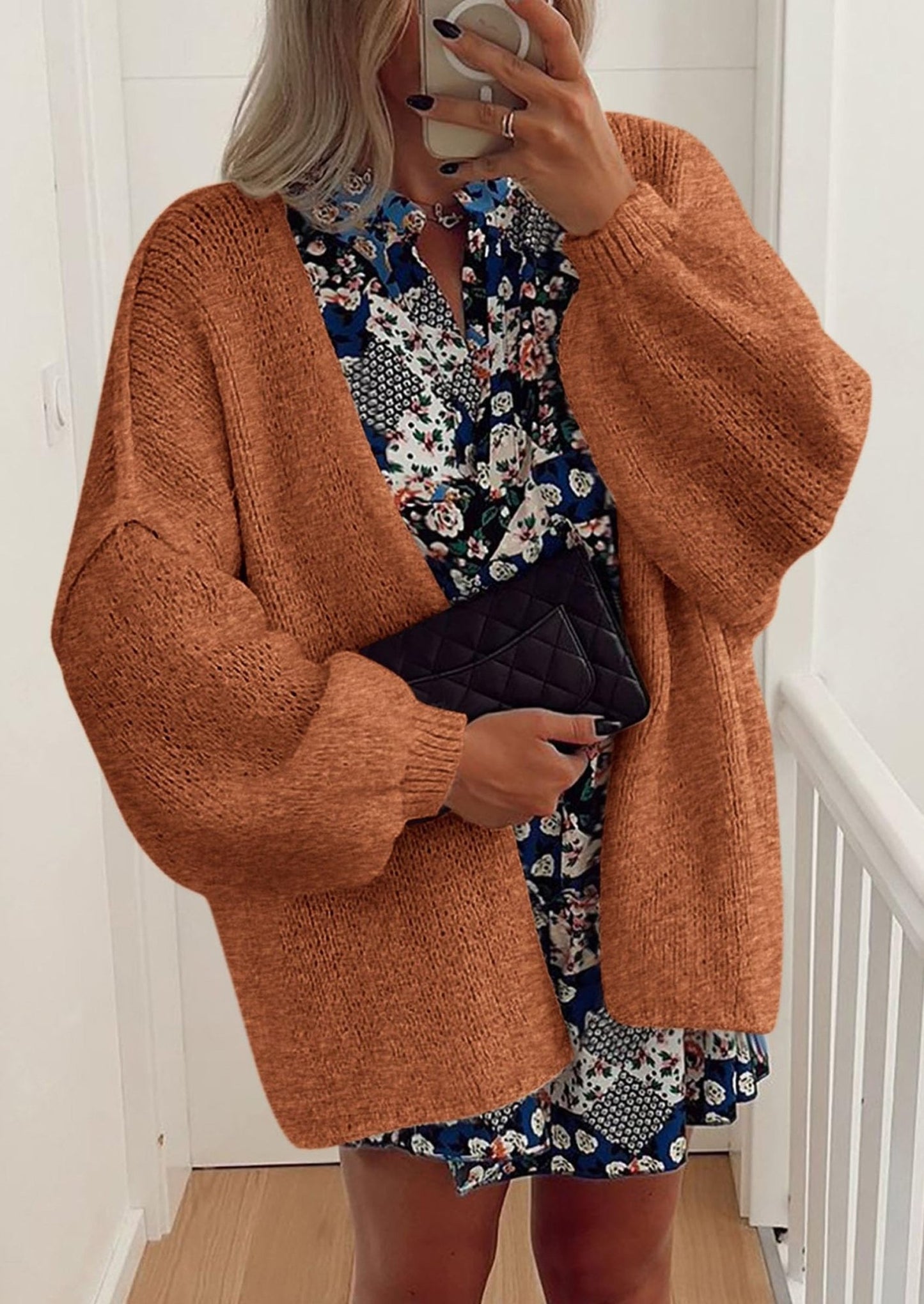 Aria | Oversized Knit Cardigan Sweater - Lora Toronto