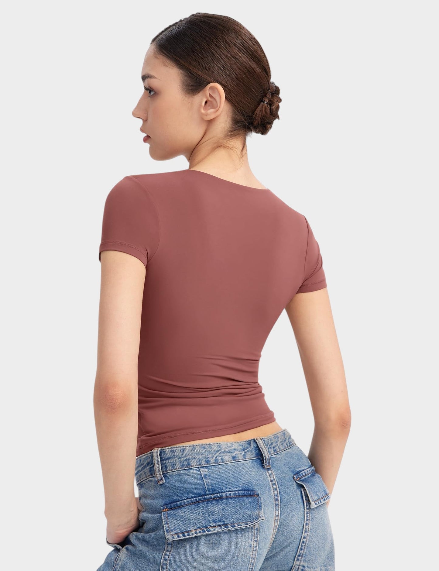 Aria | Second - Skin V - Neck Top - Lora Toronto
