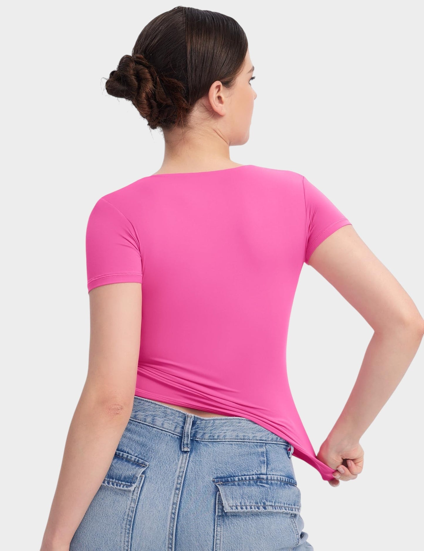 Aria | Second - Skin V - Neck Top - Lora Toronto
