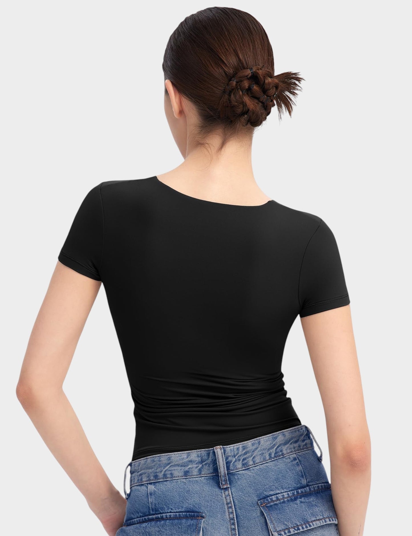 Aria | Second - Skin V - Neck Top - Lora Toronto
