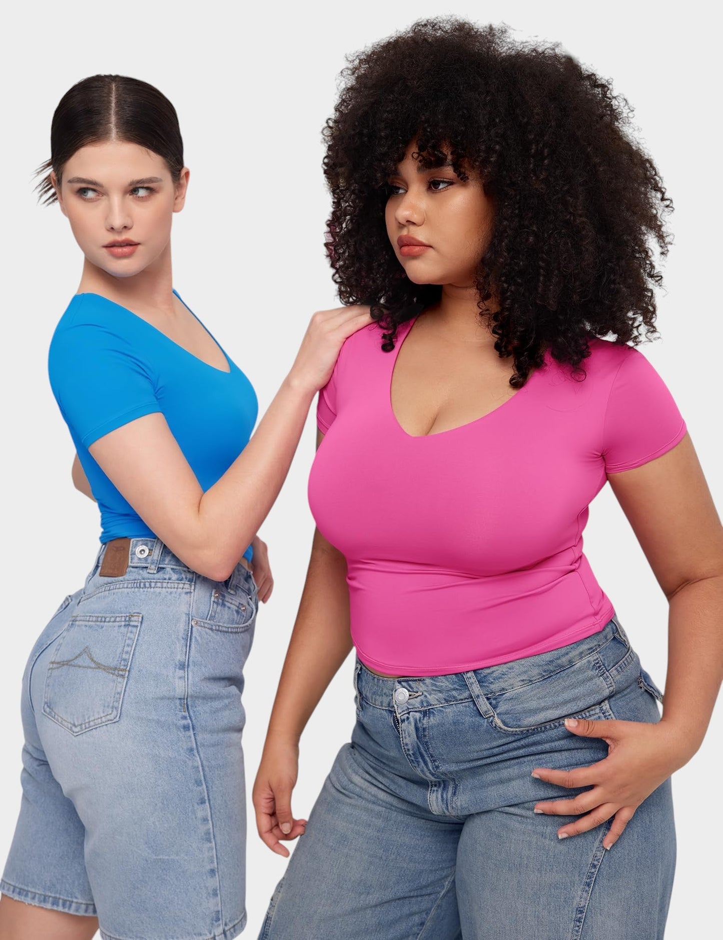 Aria | Second - Skin V - Neck Top - Lora Toronto