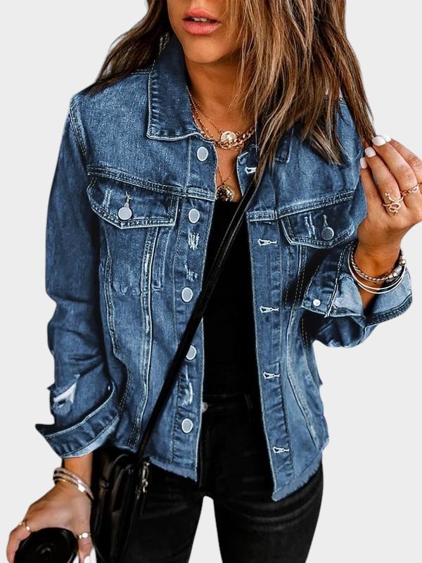 Ava | Classic Denim Jacket - Lora Toronto