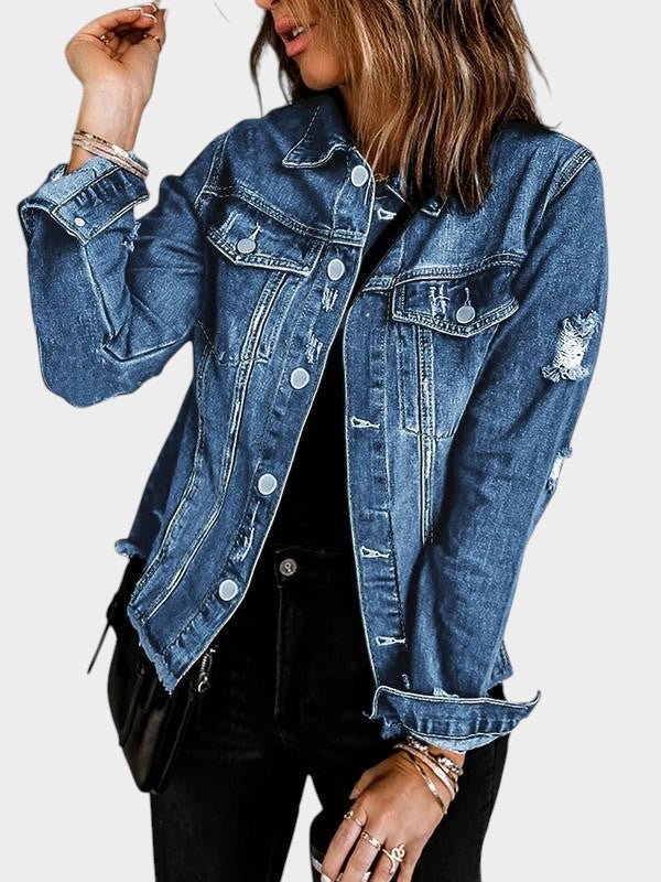 Ava | Classic Denim Jacket - Lora Toronto