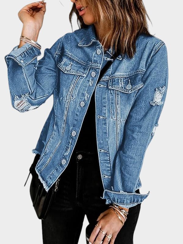 Ava | Classic Denim Jacket - Lora Toronto