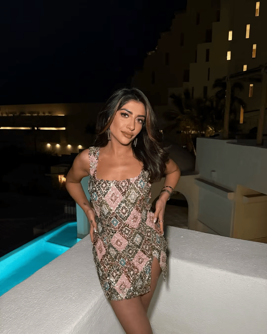 Azariah | Sequin Crystal Dress - Lora Toronto
