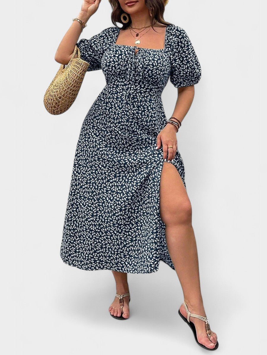 Breezaya | Plus - Size Floral Maxi Dress - Lora Toronto