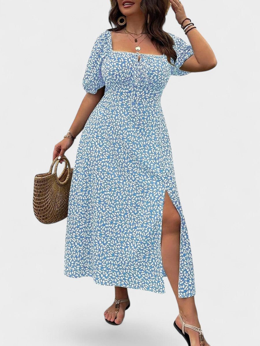Breezaya | Plus - Size Floral Maxi Dress - Lora Toronto