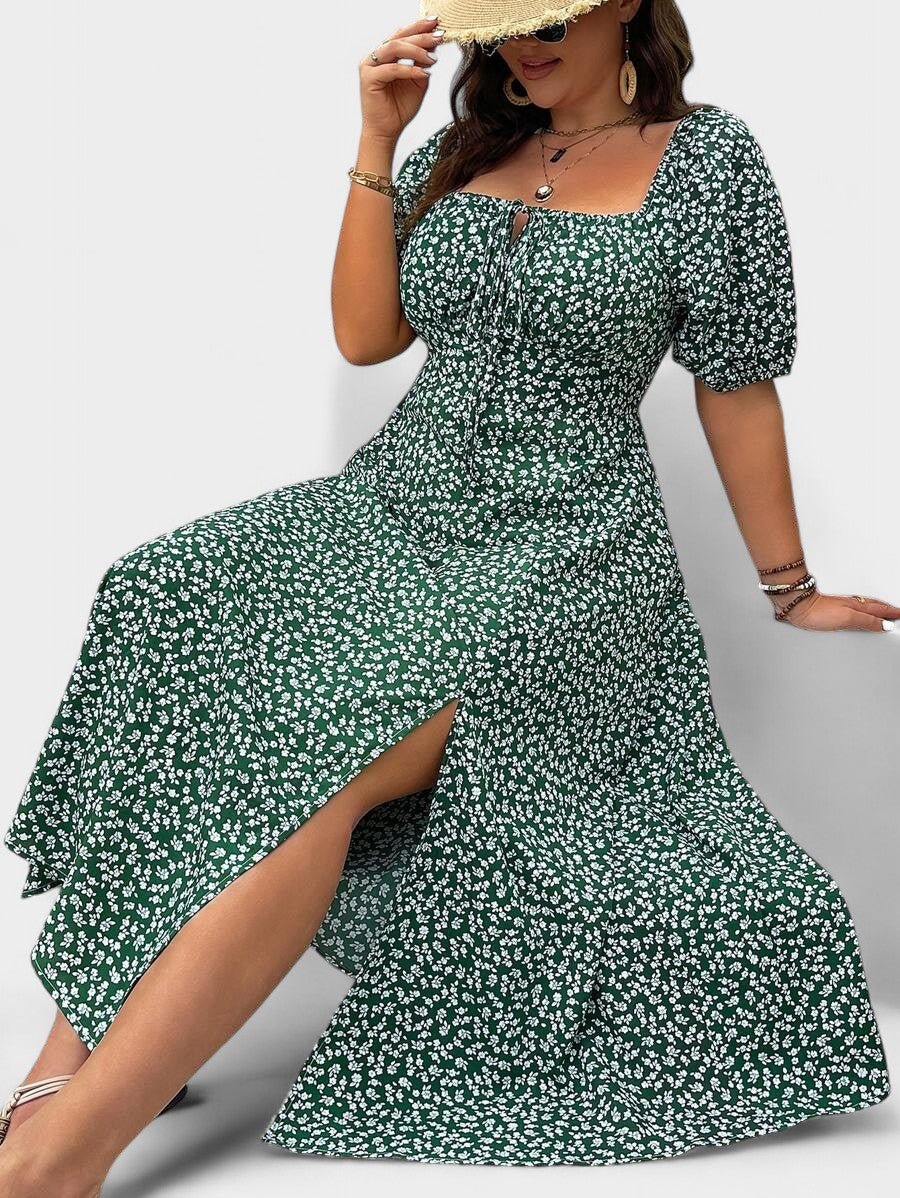 Breezaya | Plus - Size Floral Maxi Dress - Lora Toronto