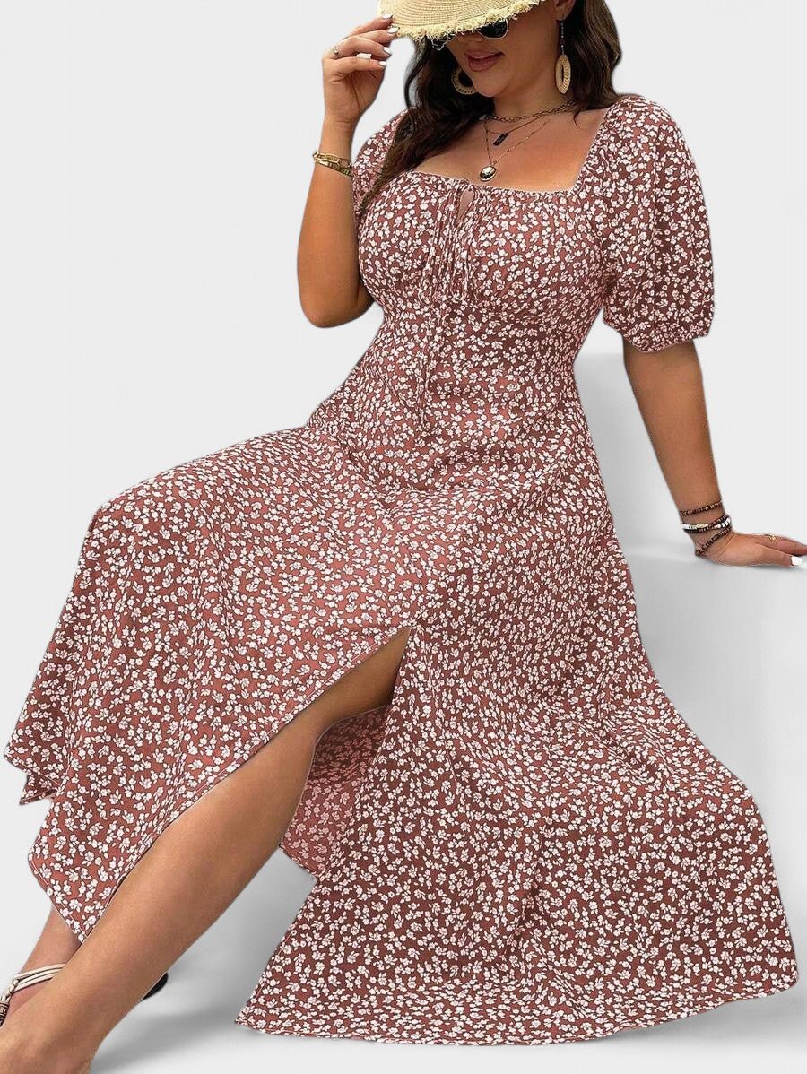 Breezaya | Plus - Size Floral Maxi Dress - Lora Toronto