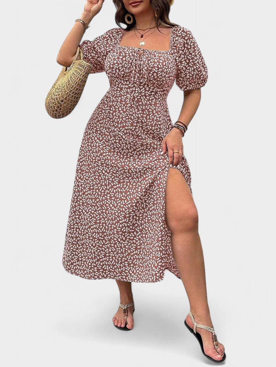 Breezaya | Plus - Size Floral Maxi Dress - Lora Toronto
