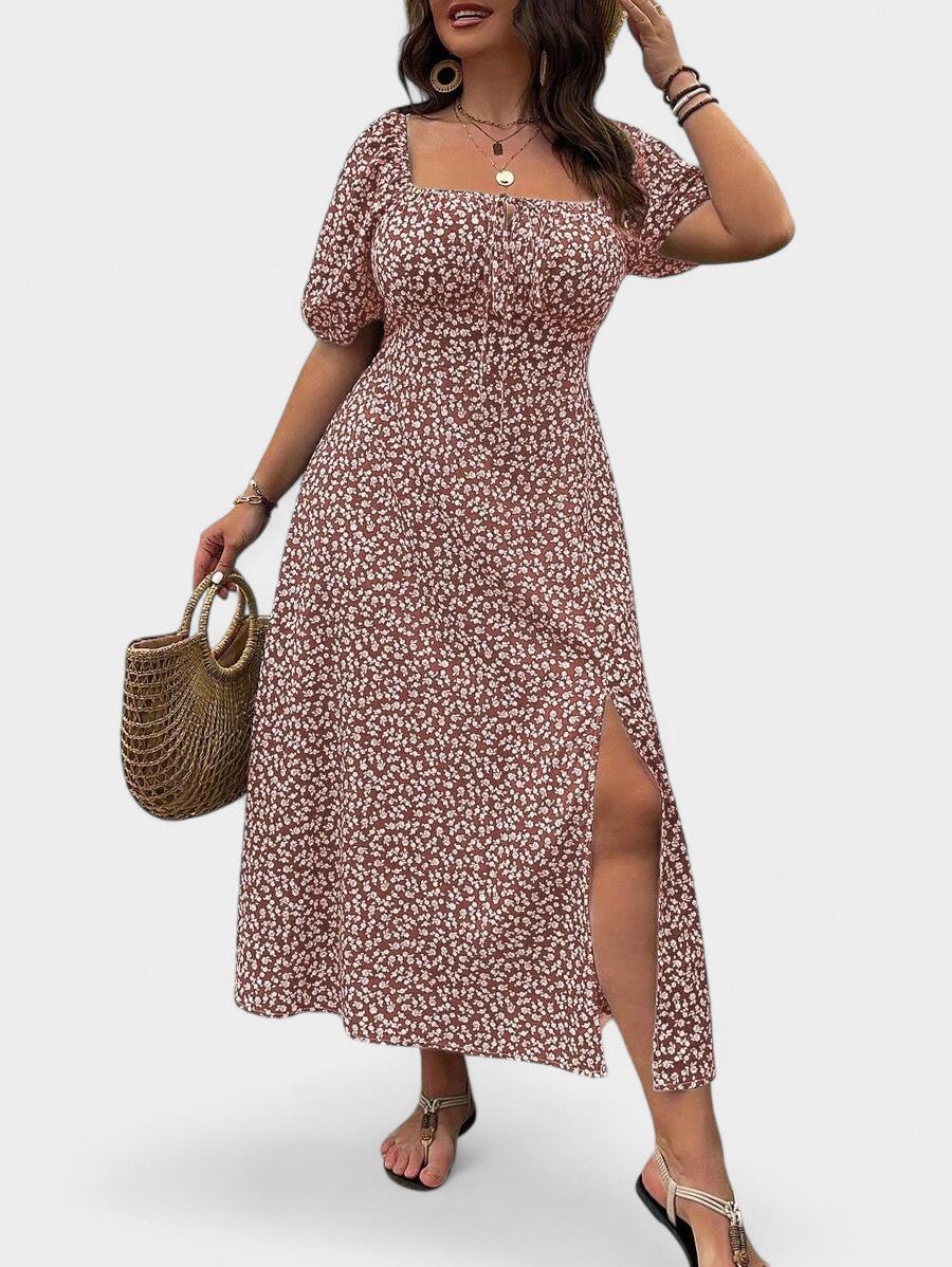 Breezaya | Plus - Size Floral Maxi Dress - Lora Toronto