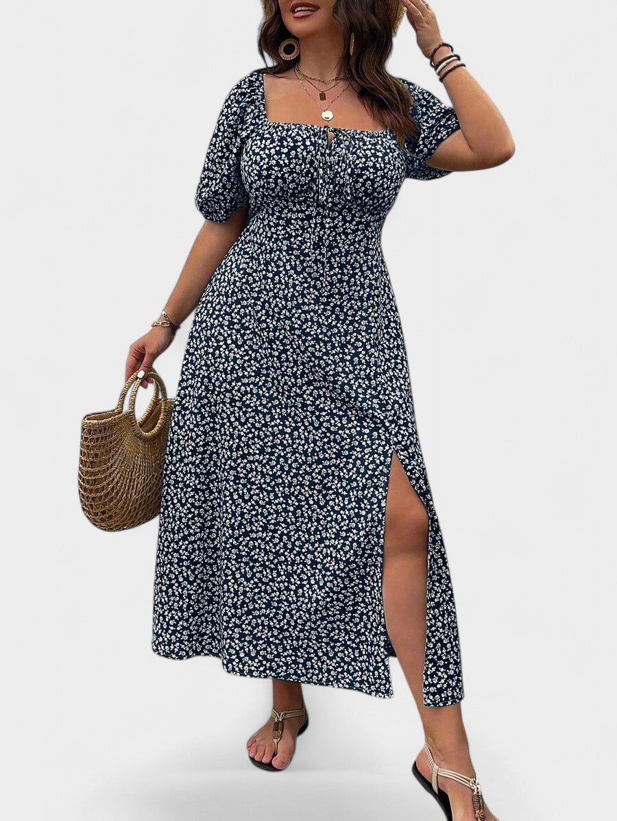 Breezaya | Plus - Size Floral Maxi Dress - Lora Toronto