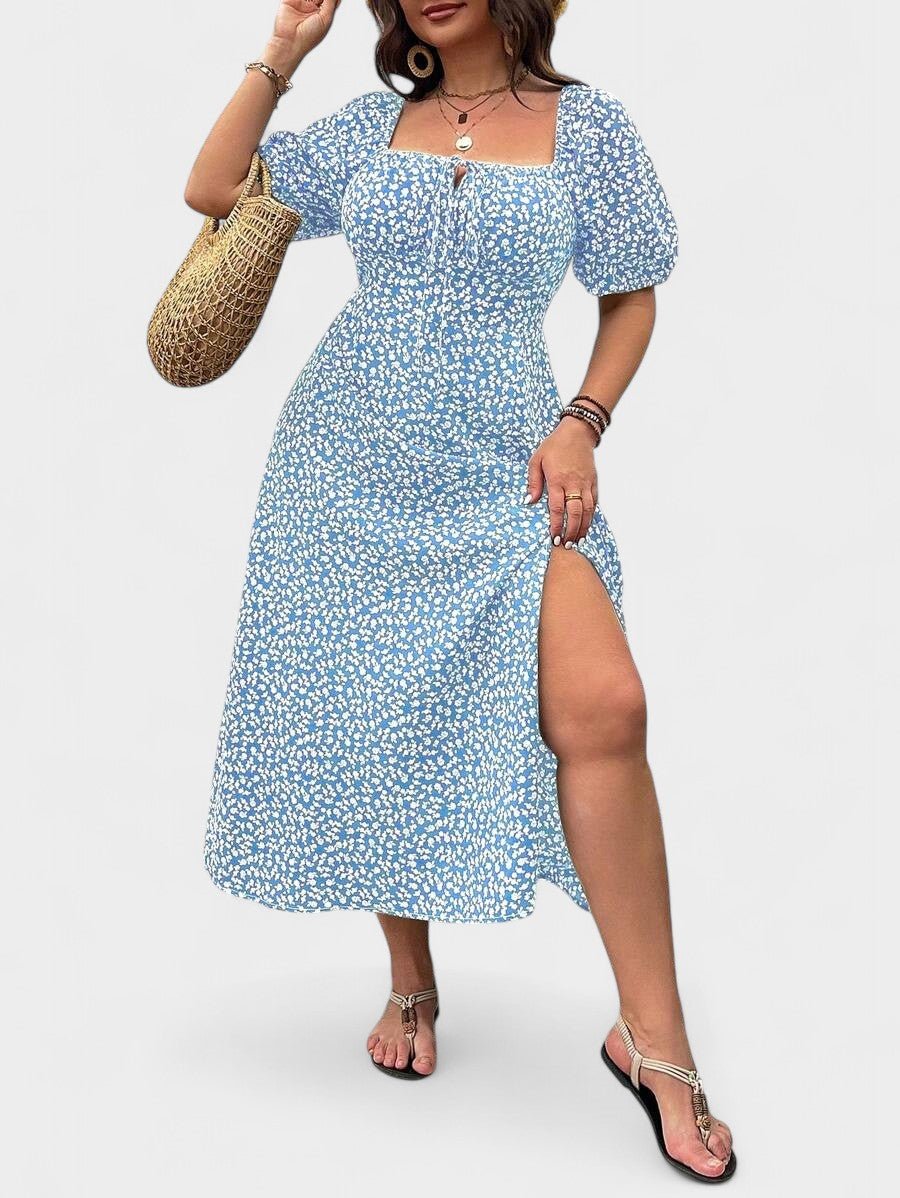 Breezaya | Plus - Size Floral Maxi Dress - Lora Toronto