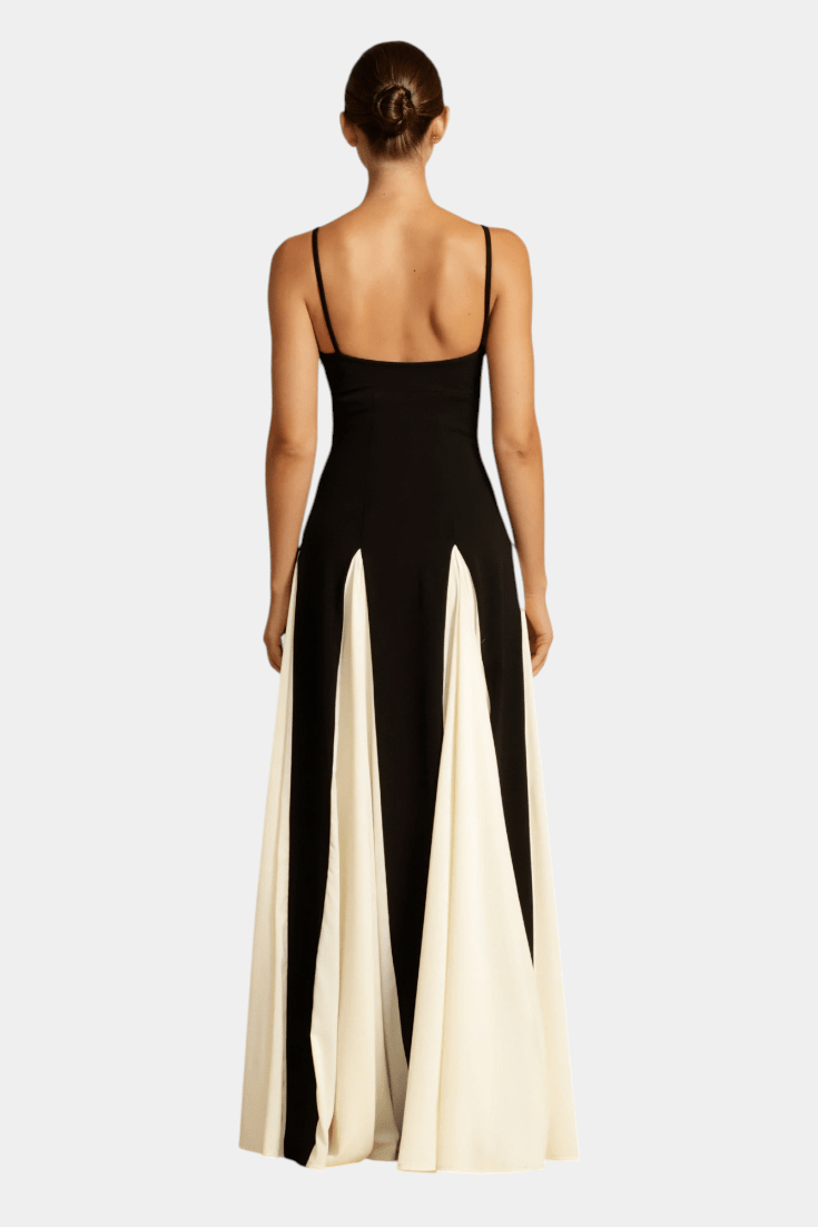Catalina | Two - Tone Maxi Dress - Lora Toronto