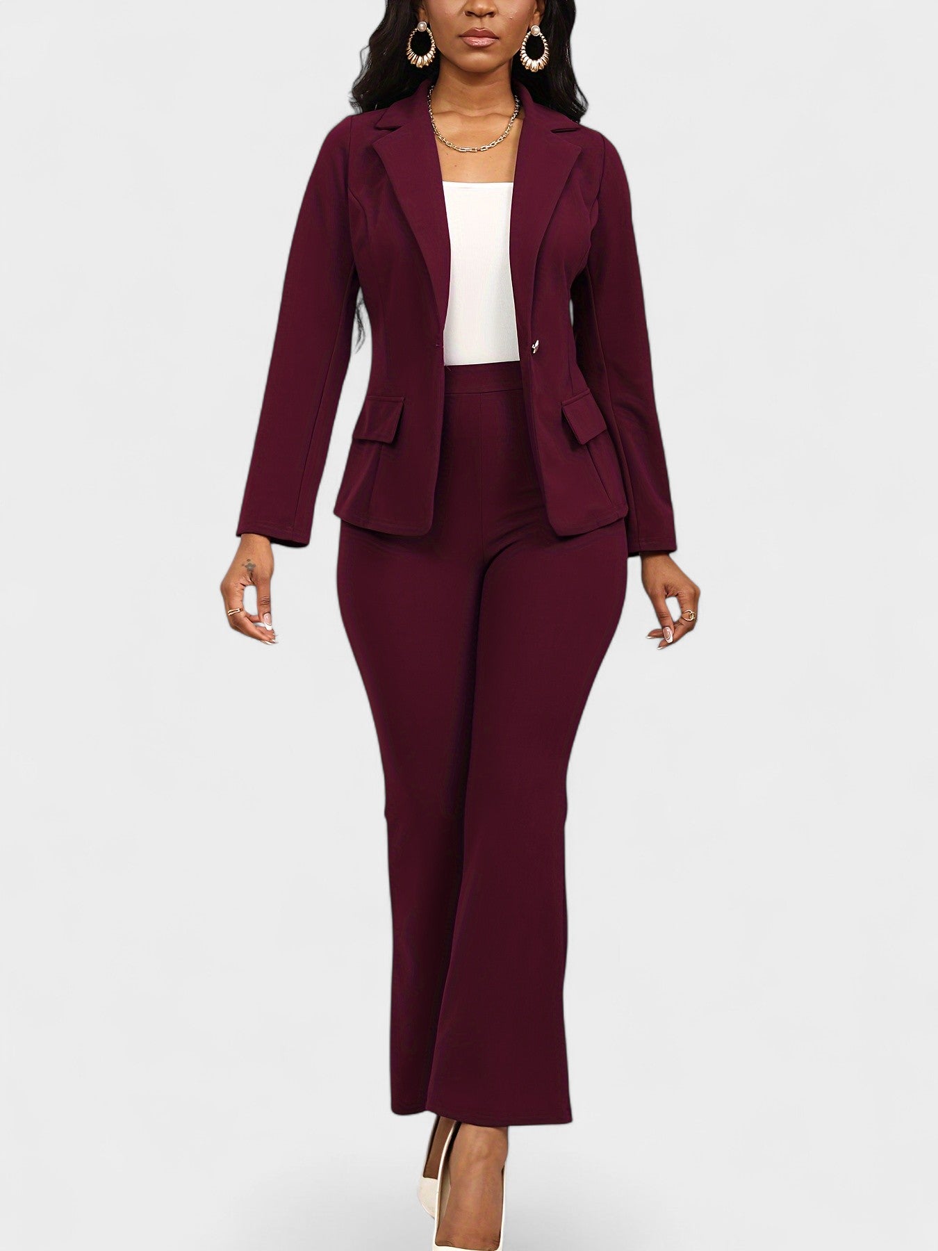 Claire | Chic Work Suit Set - Lora Toronto