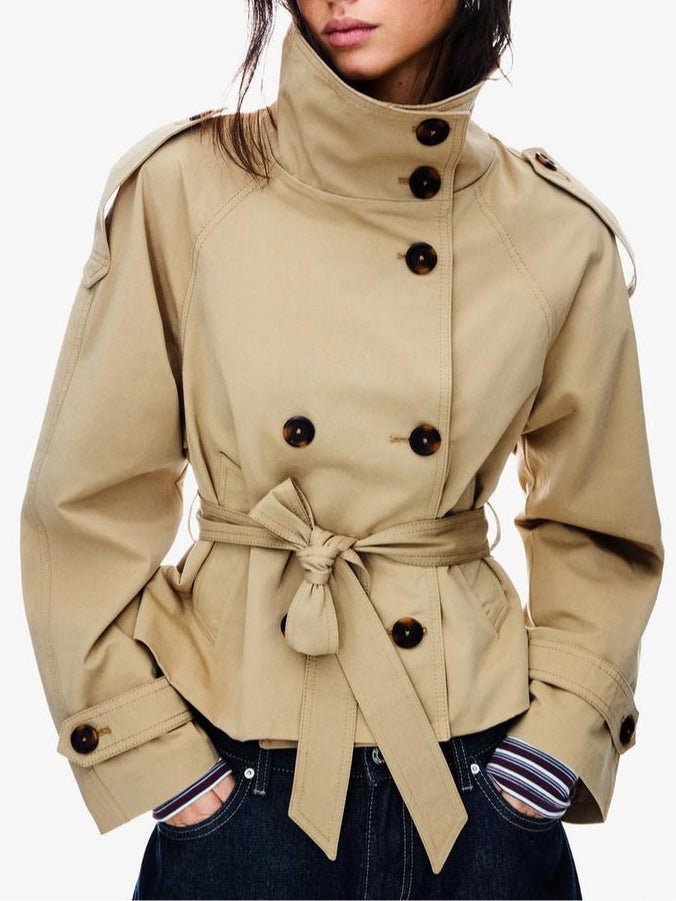 Clara | Early Fall Short Trench Jacket - Lora Toronto