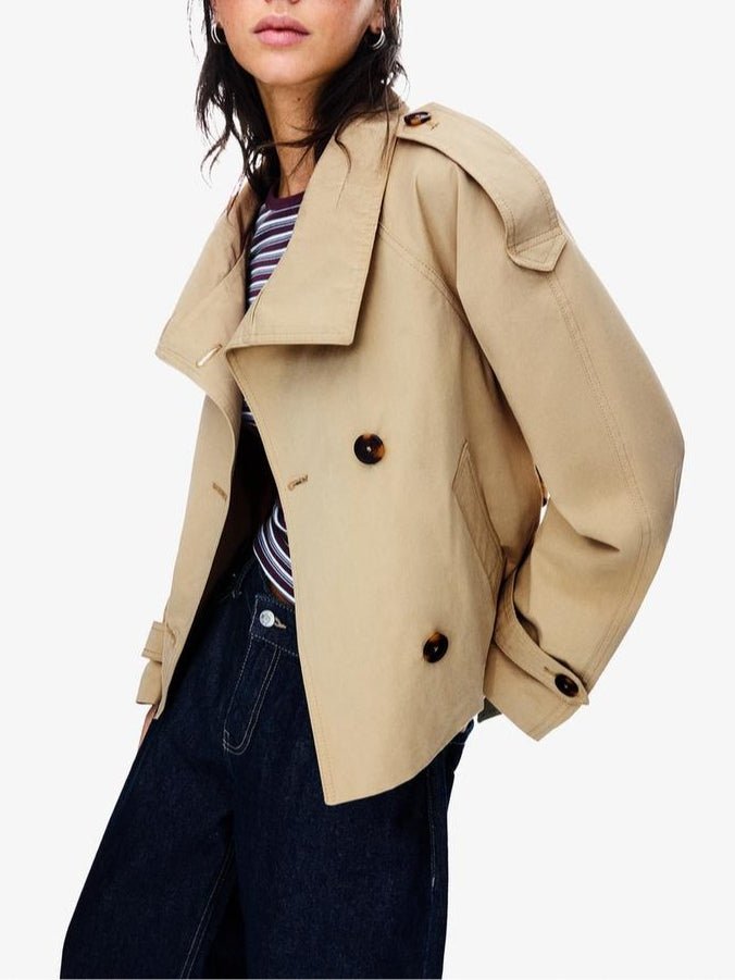 Clara | Early Fall Short Trench Jacket - Lora Toronto