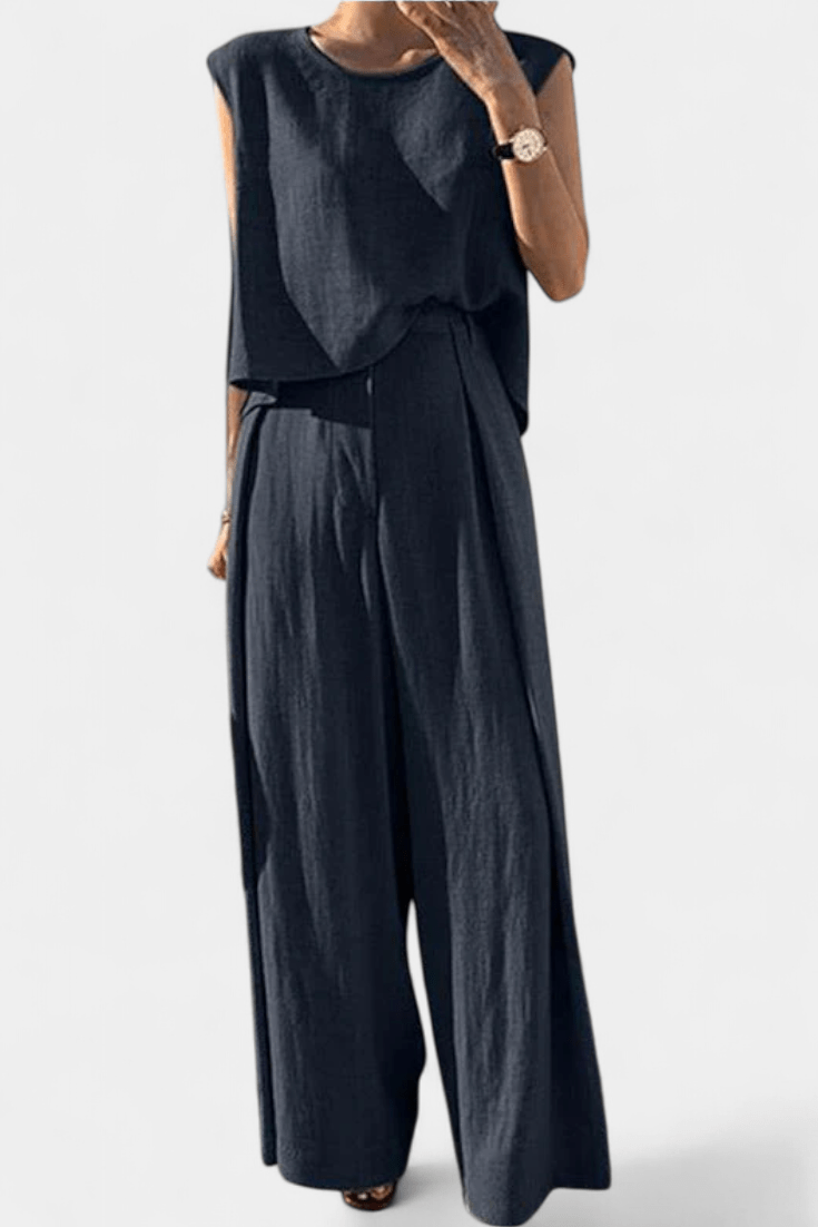Dayanna Wide - Leg Two - Piece Set - Lora Toronto