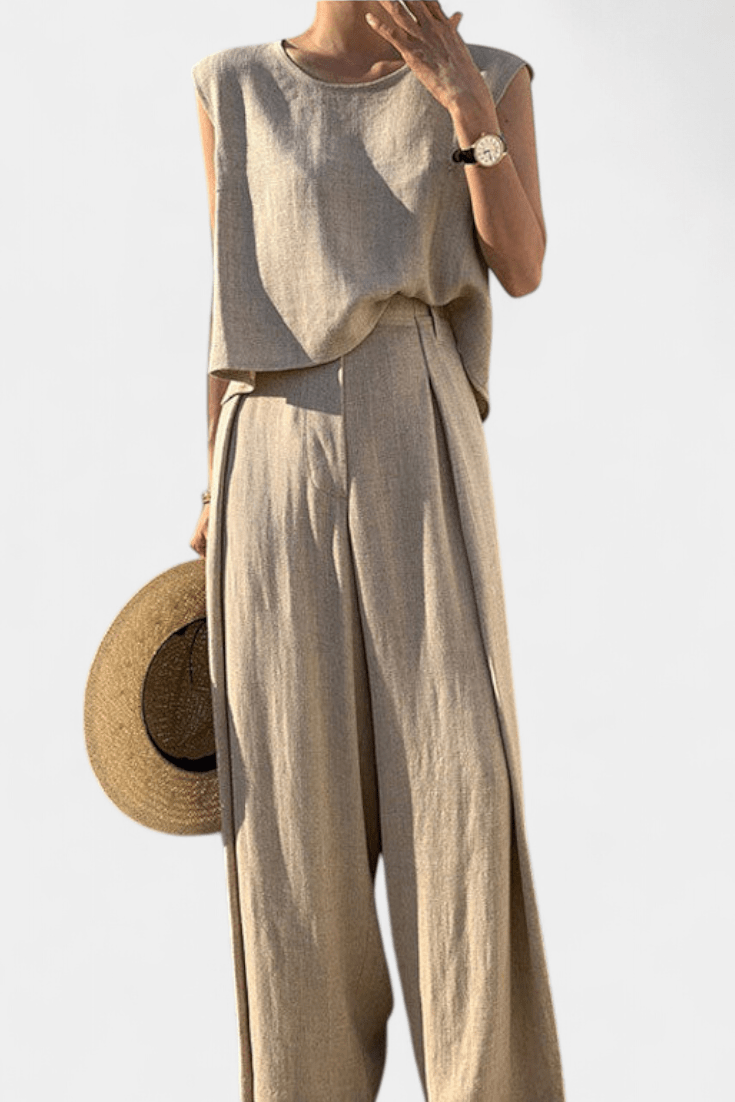 Dayanna Wide - Leg Two - Piece Set - Lora Toronto
