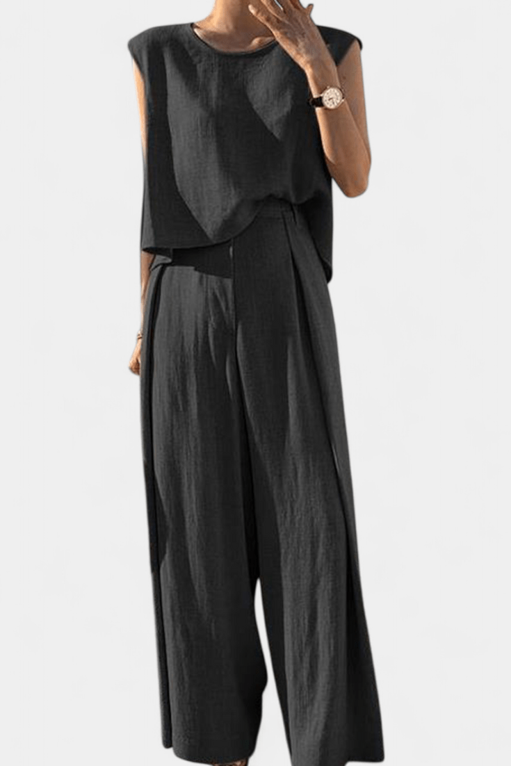Dayanna Wide - Leg Two - Piece Set - Lora Toronto