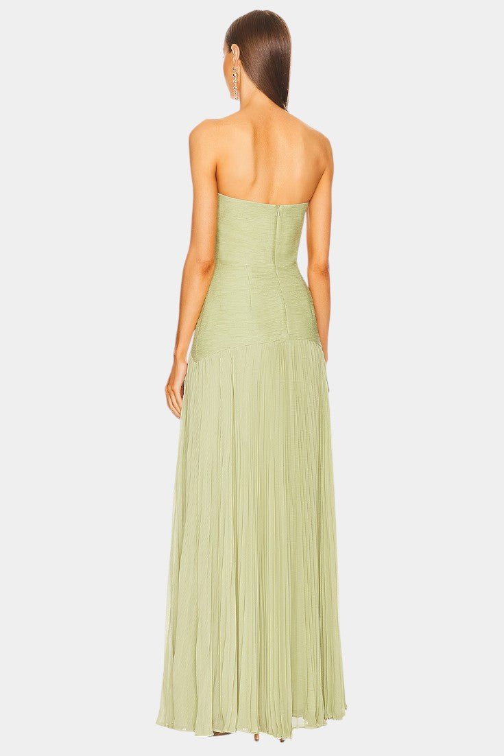 Deia | Flared Sleeve Mesh Maxi Dress - Lora Toronto