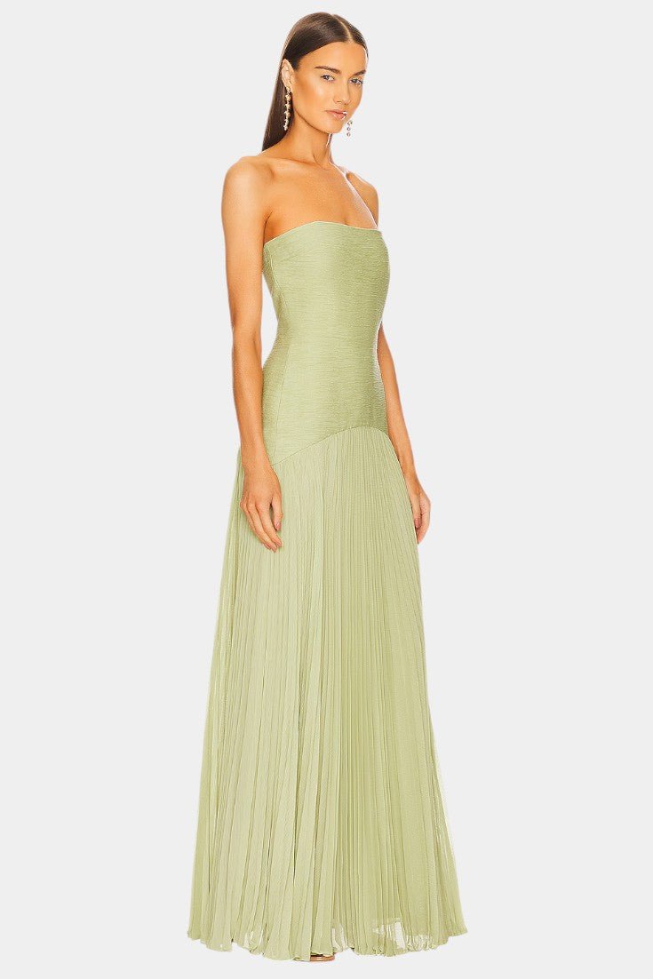 Deia | Flared Sleeve Mesh Maxi Dress - Lora Toronto