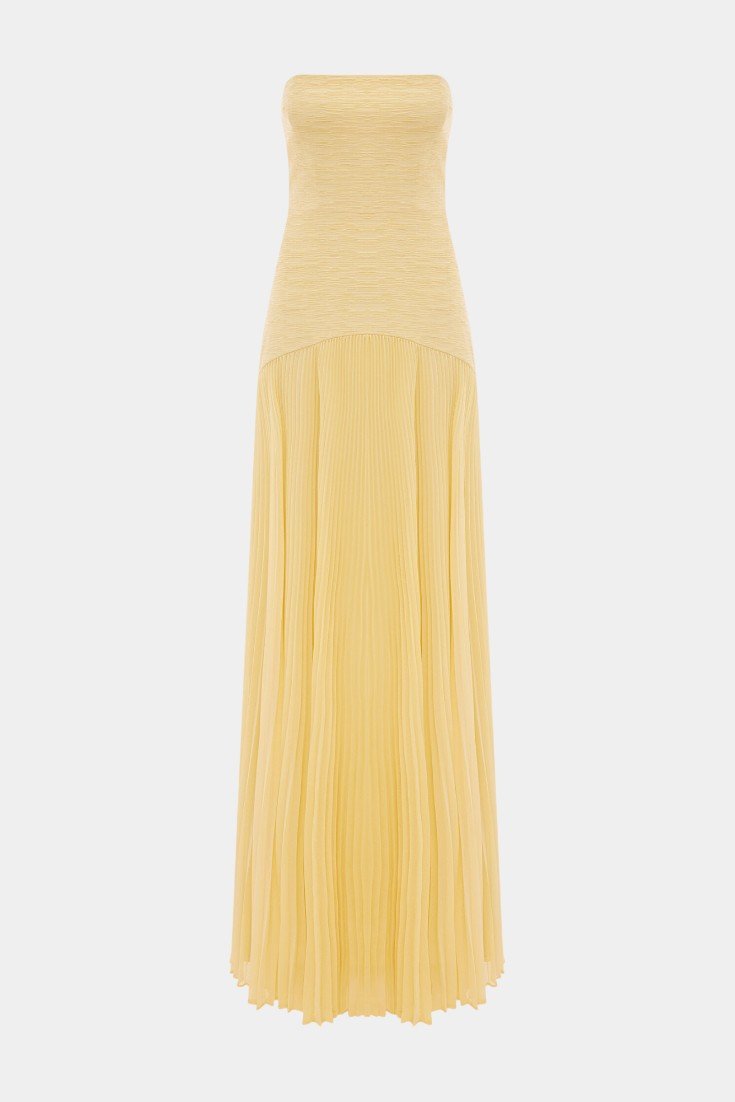 Deia | Flared Sleeve Mesh Maxi Dress - Lora Toronto