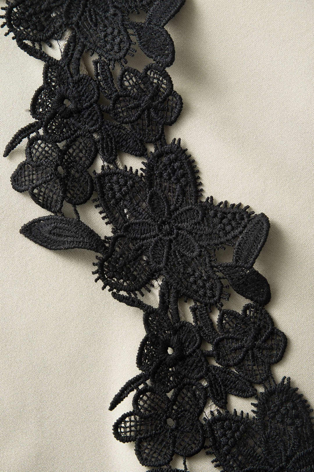 Diana | Asymmetric Lace Panel Midi Dress - Lora Toronto