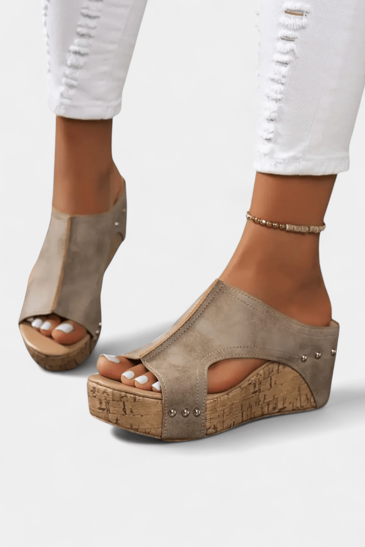 Emerson Orthopaedic Comfort Block Heel Sandals - Lora Toronto