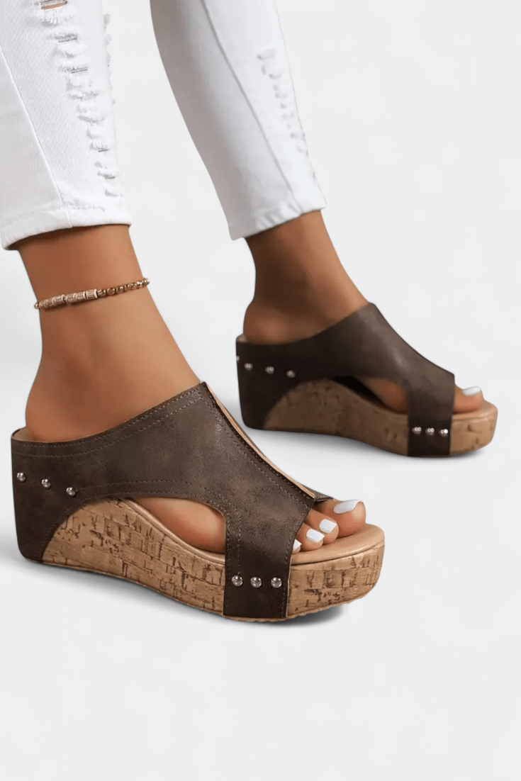 Emerson Orthopaedic Comfort Block Heel Sandals - Lora Toronto