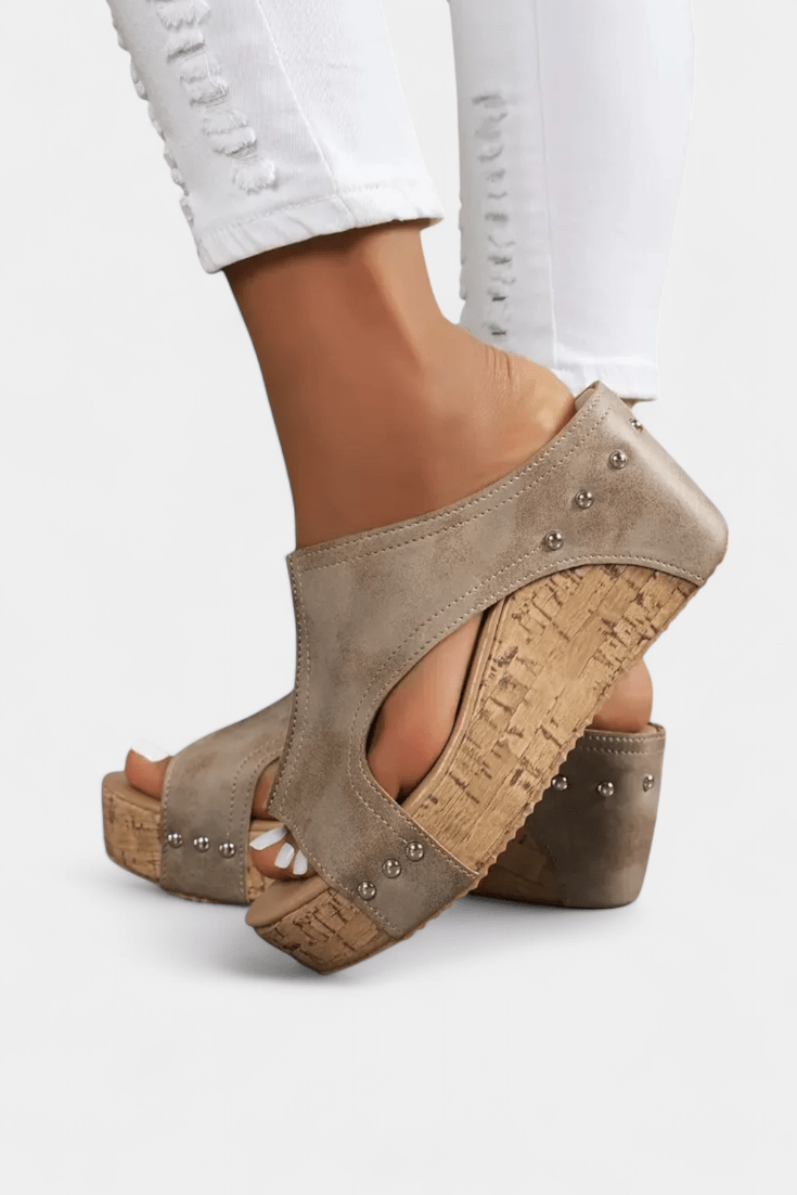 Emerson Orthopaedic Comfort Block Heel Sandals - Lora Toronto
