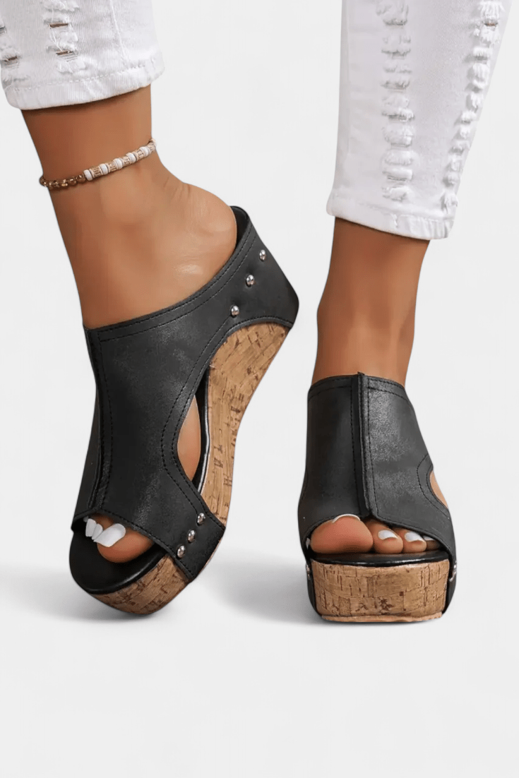 Emerson Orthopaedic Comfort Block Heel Sandals - Lora Toronto
