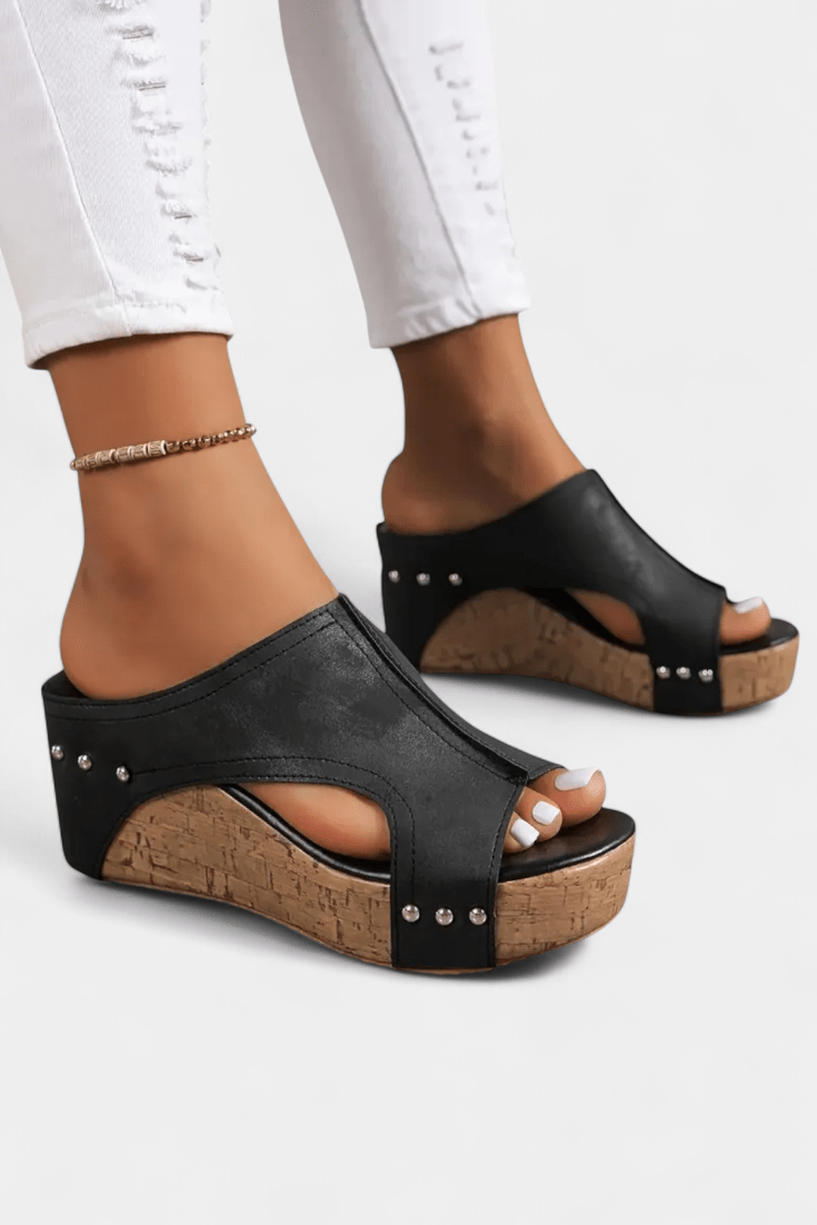 Emerson Orthopaedic Comfort Block Heel Sandals - Lora Toronto