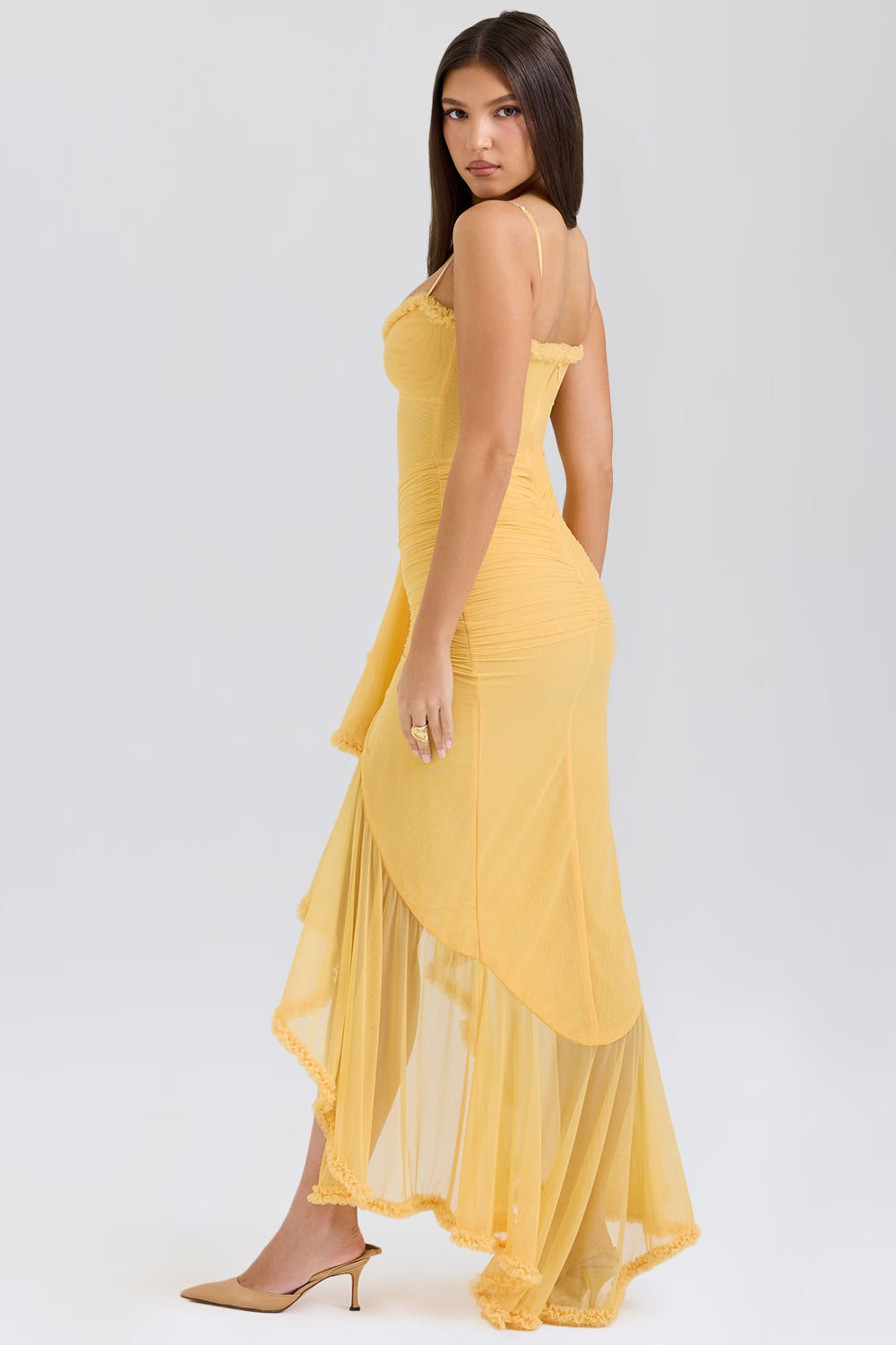 Roxanne Strapless Tiered Dress