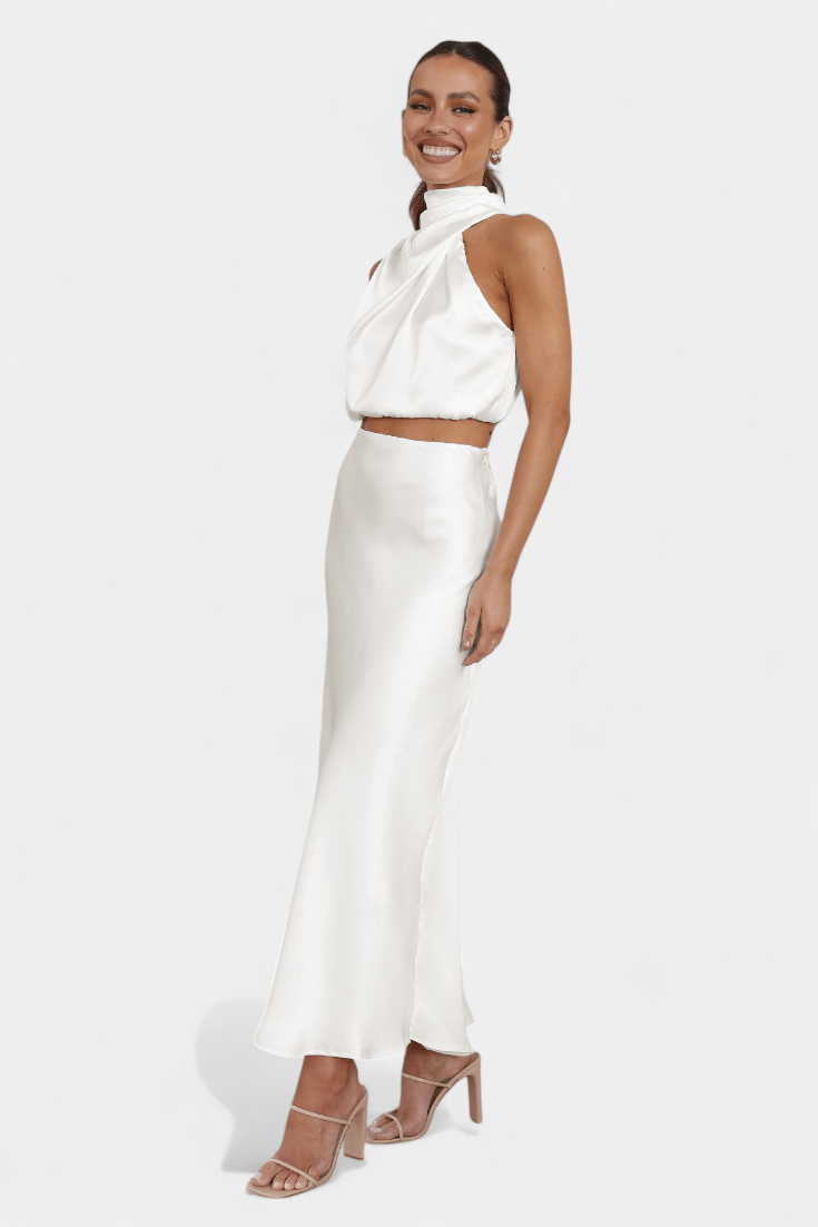 Hanna Asymmetric Top & Skirt Set - Lora Toronto