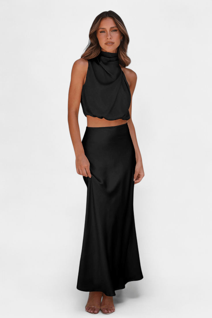 Hanna Asymmetric Top & Skirt Set - Lora Toronto
