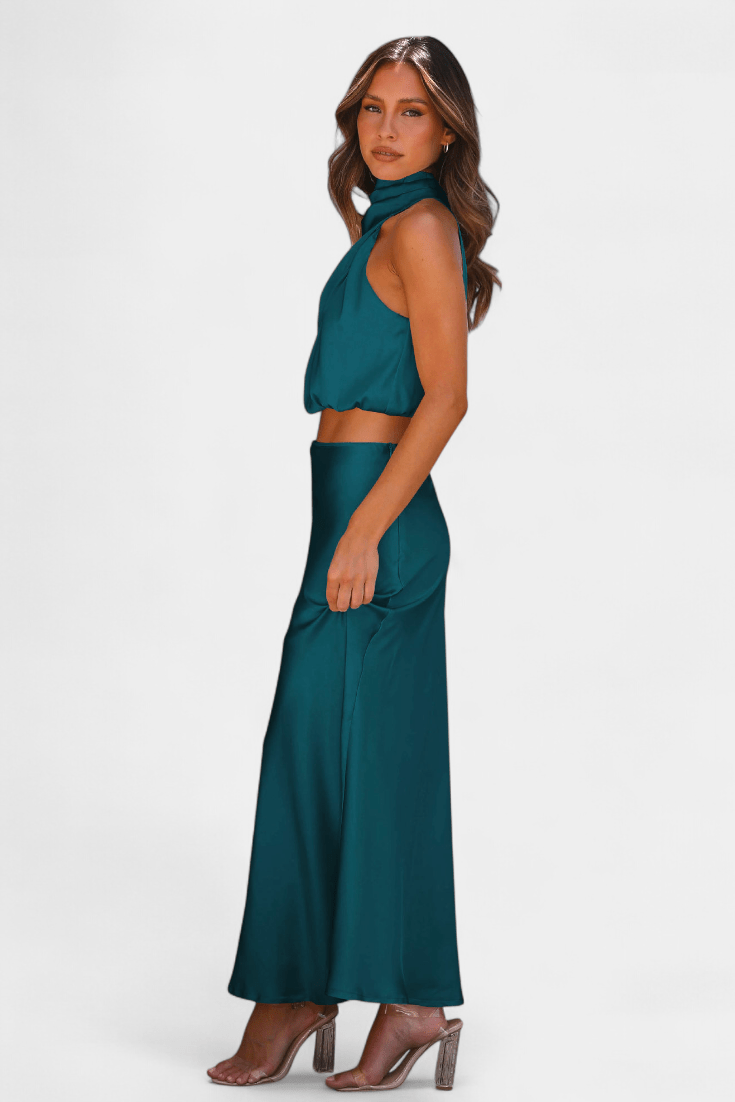 Hanna Asymmetric Top & Skirt Set - Lora Toronto