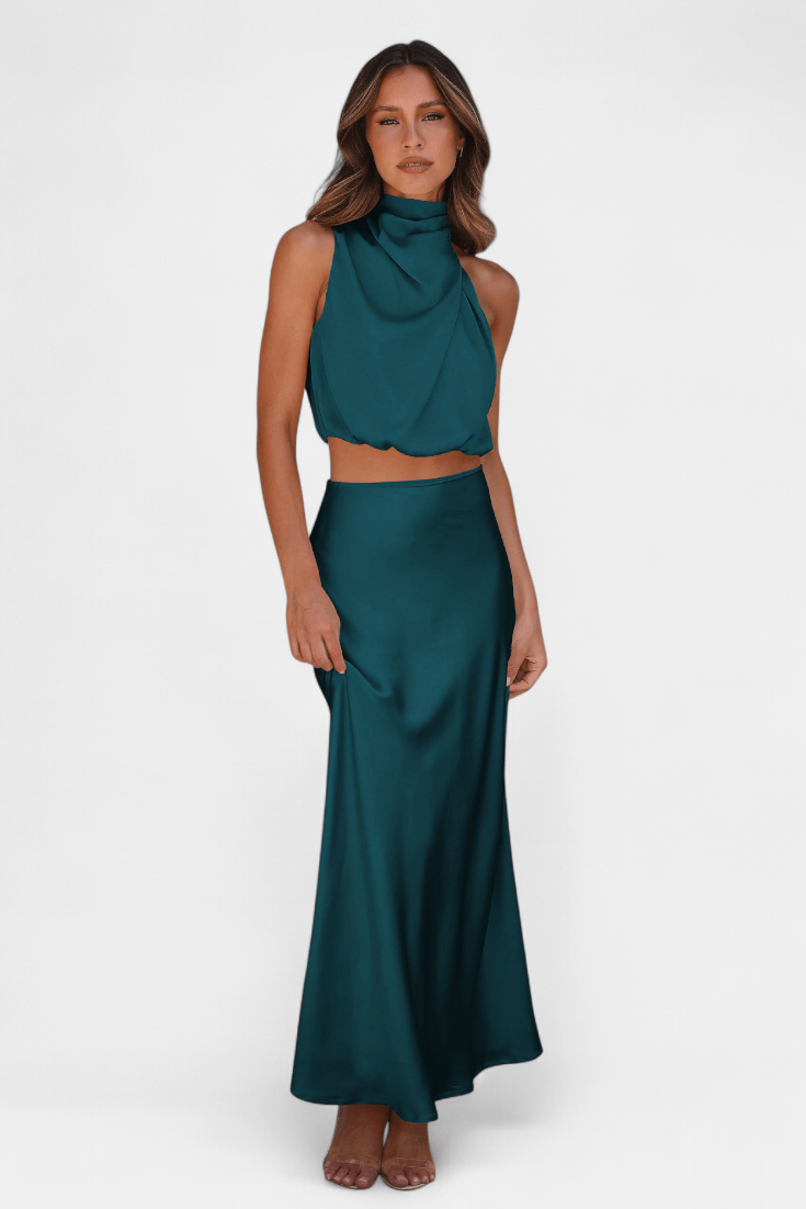 Hanna Asymmetric Top & Skirt Set - Lora Toronto