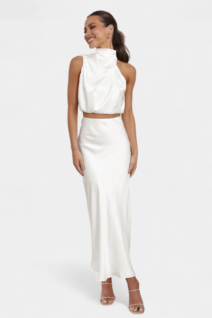 Hanna Asymmetric Top & Skirt Set - Lora Toronto