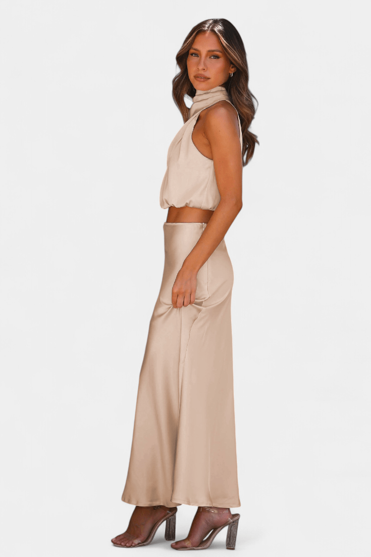 Hanna Asymmetric Top & Skirt Set - Lora Toronto