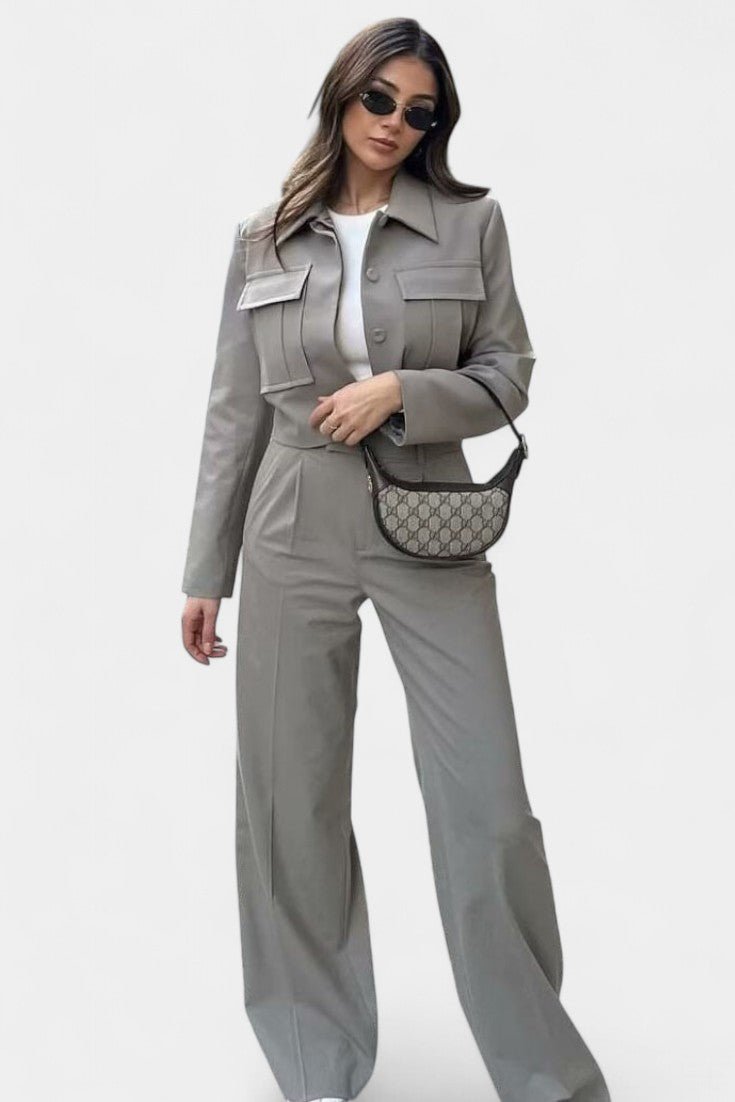 Inga Soft - Tailored Two - Piece Lounge Set - Lora Toronto