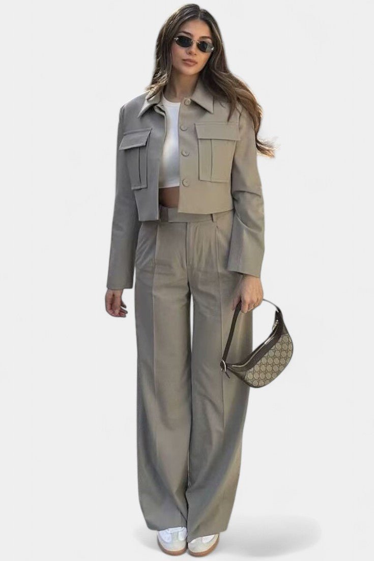 Inga Soft - Tailored Two - Piece Lounge Set - Lora Toronto