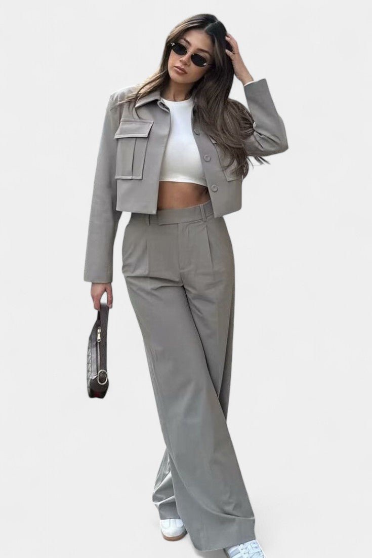 Inga Soft - Tailored Two - Piece Lounge Set - Lora Toronto