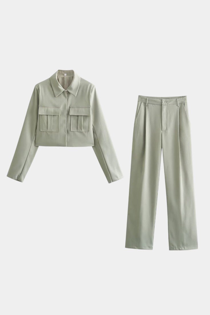 Inga Soft - Tailored Two - Piece Lounge Set - Lora Toronto
