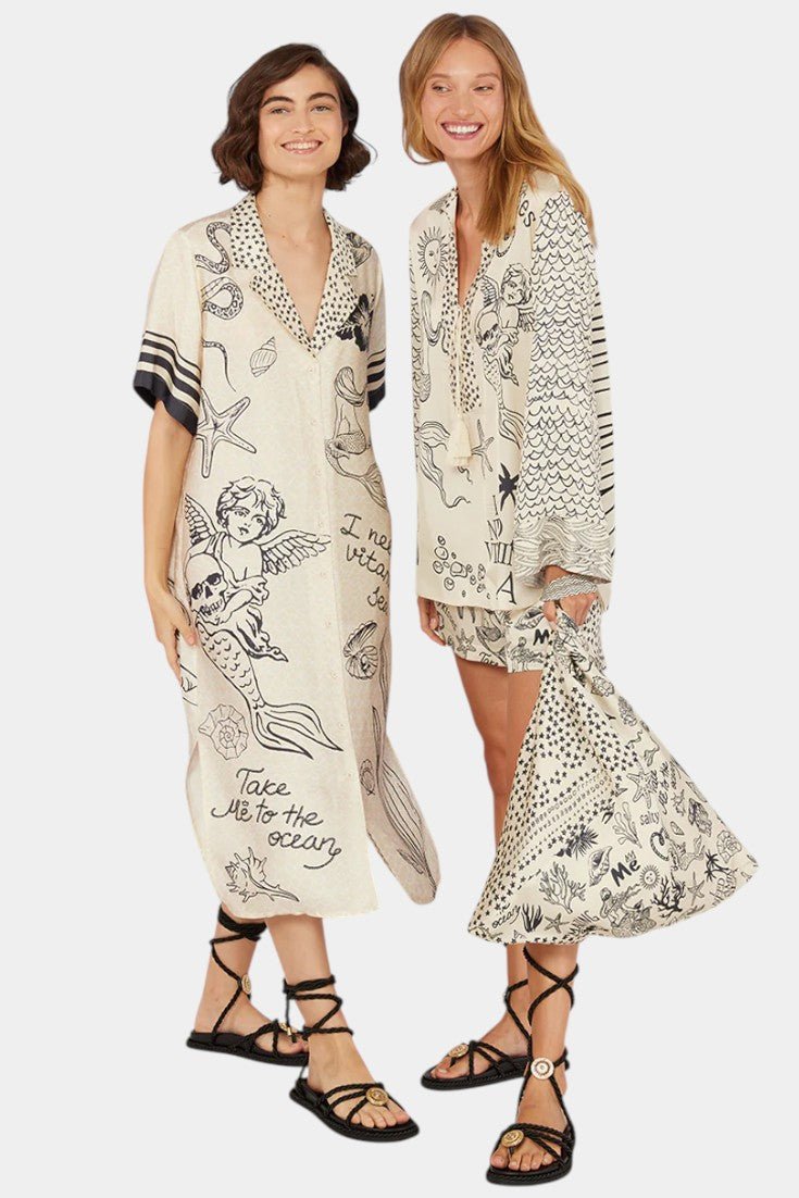 Jayla Printed Shirt and Shorts Set - Lora Toronto